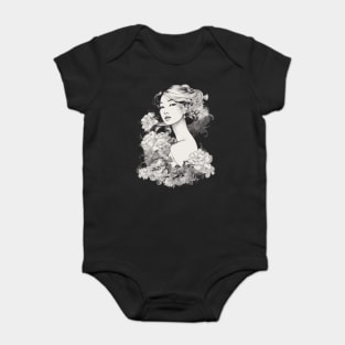 Asian Lady Baby Bodysuit